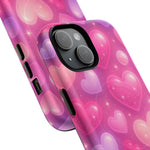 Glitter Hearts Cases for iPhones with MagSafe - Shamo's