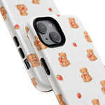 Strawberry Teddy iPhone Case with MagSafe