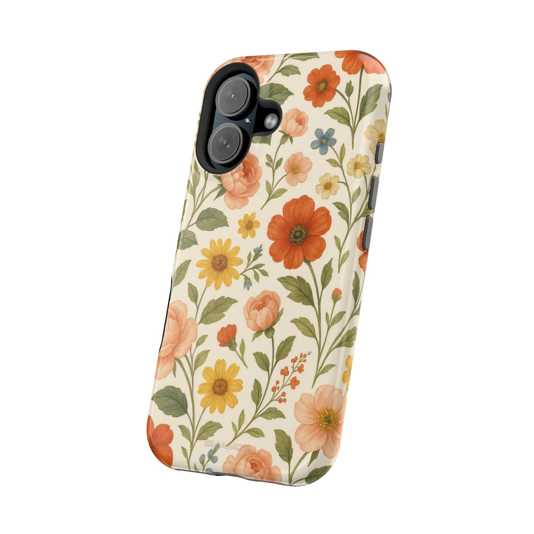 Floral Vintage Garden iPhone Case — with MagSafe