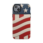 Patriotic iPhone Cases - MagSafe Tough American Flag Design - Shamo's