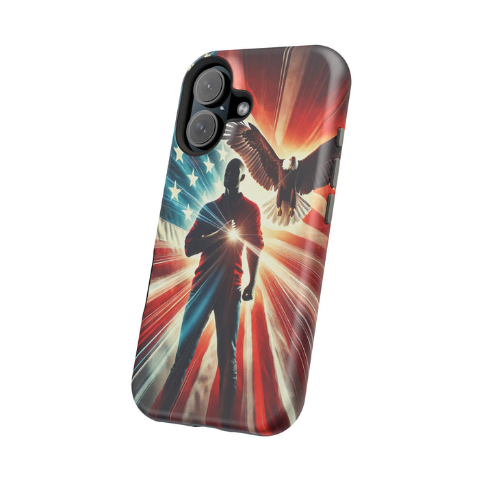 Magnetic Tough Phone Case with MagSafe Compatibility - Proud American Design Edition