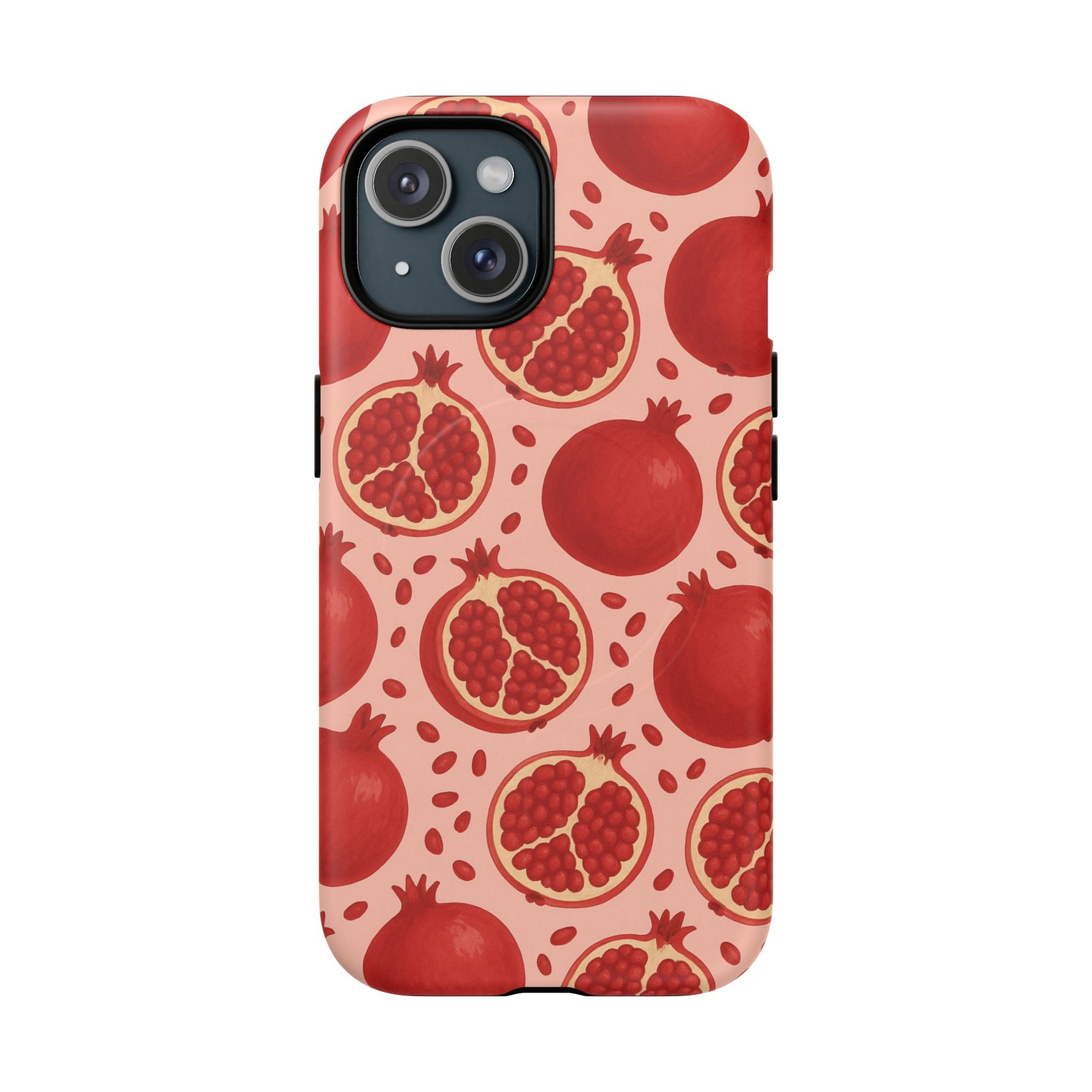 Pomegranate Fruit Tough iPhone Case | MagSafe Compatible - Shamo's