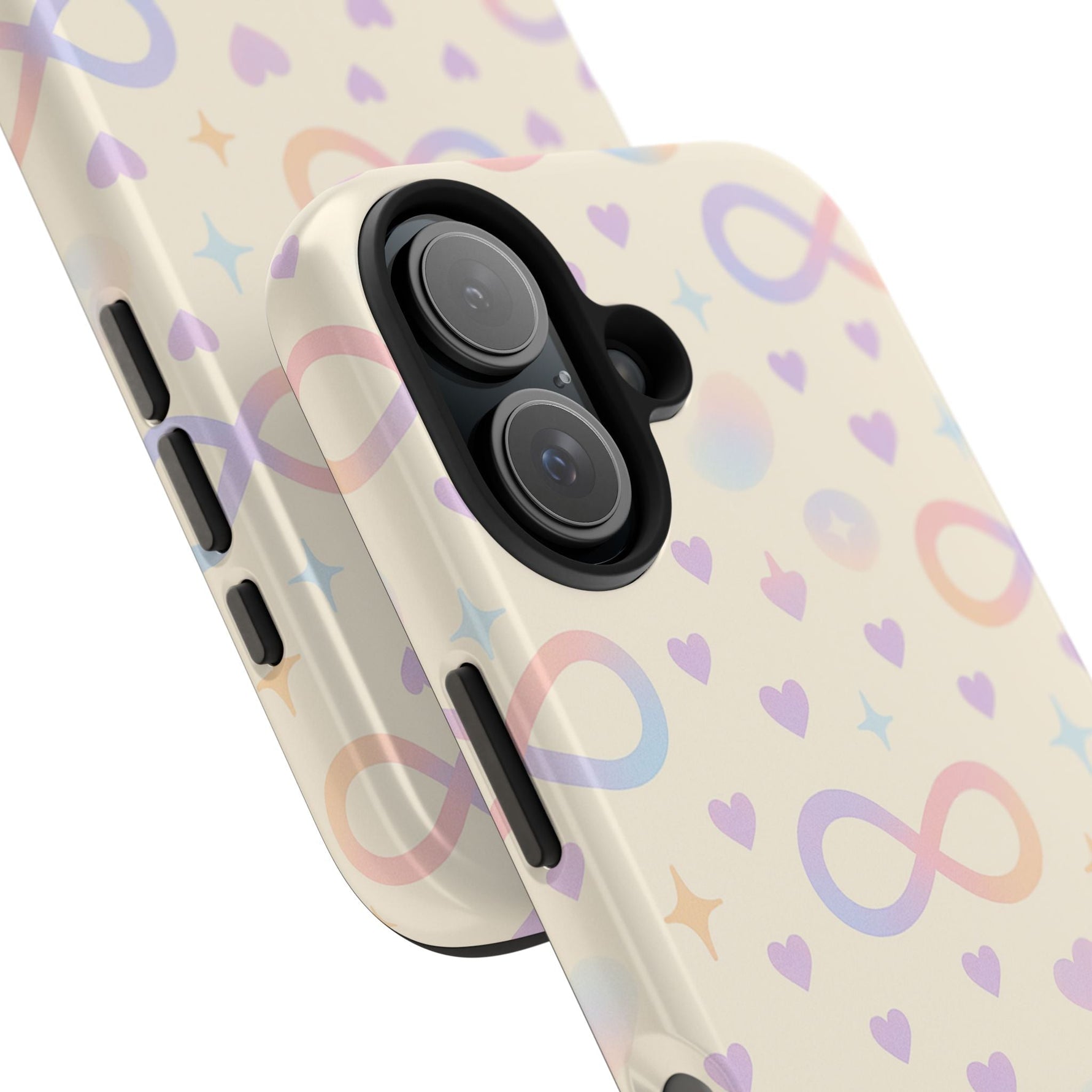 Infinity Pattern Tough Phone Case — Pastel Hearts & Stars  Shamo's