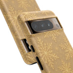 Golden Snowflake Holiday iPhone Case  Shamo's
