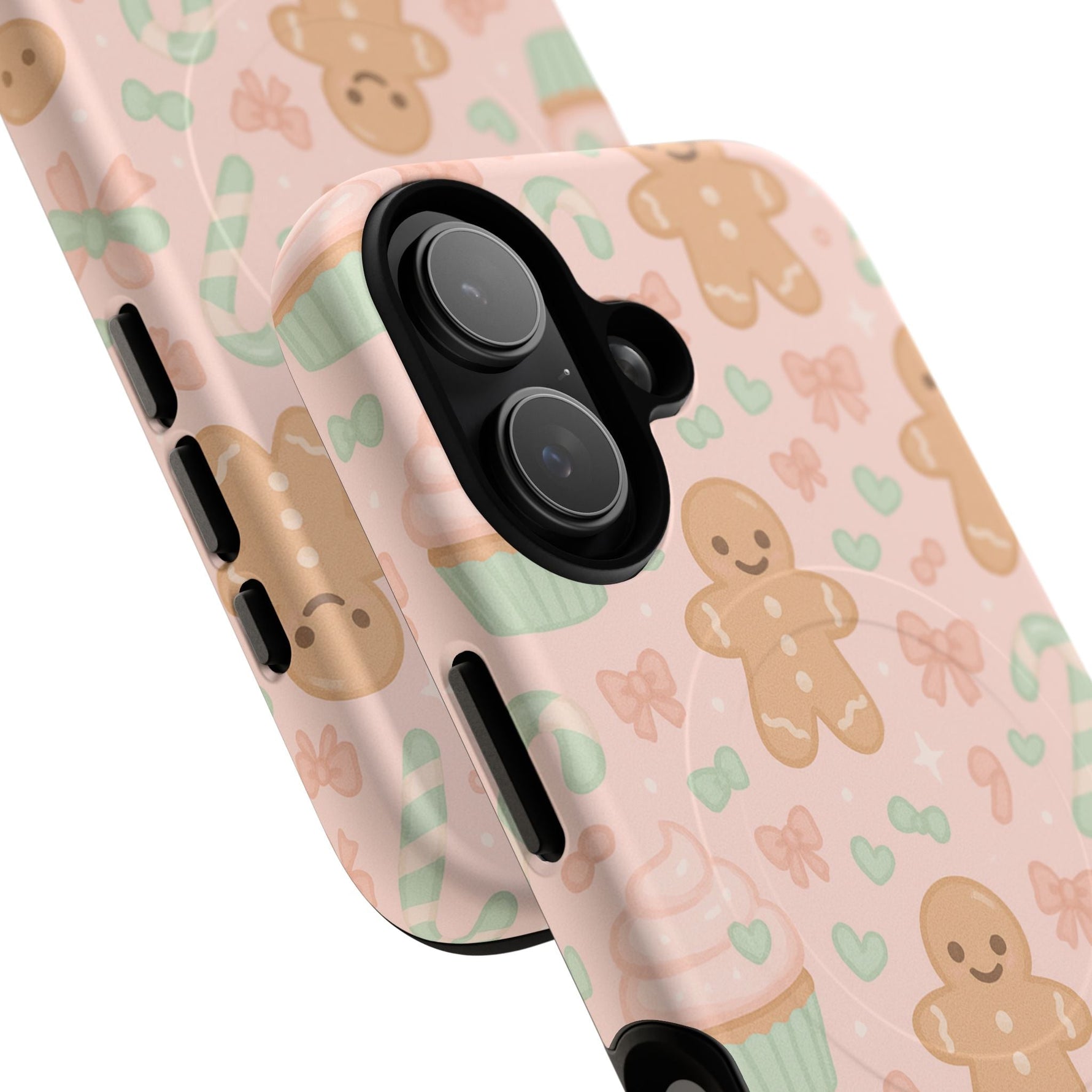 Gingerbread Candy Holiday Tough iPhone Case | compatible with MagSafe  Shamo's