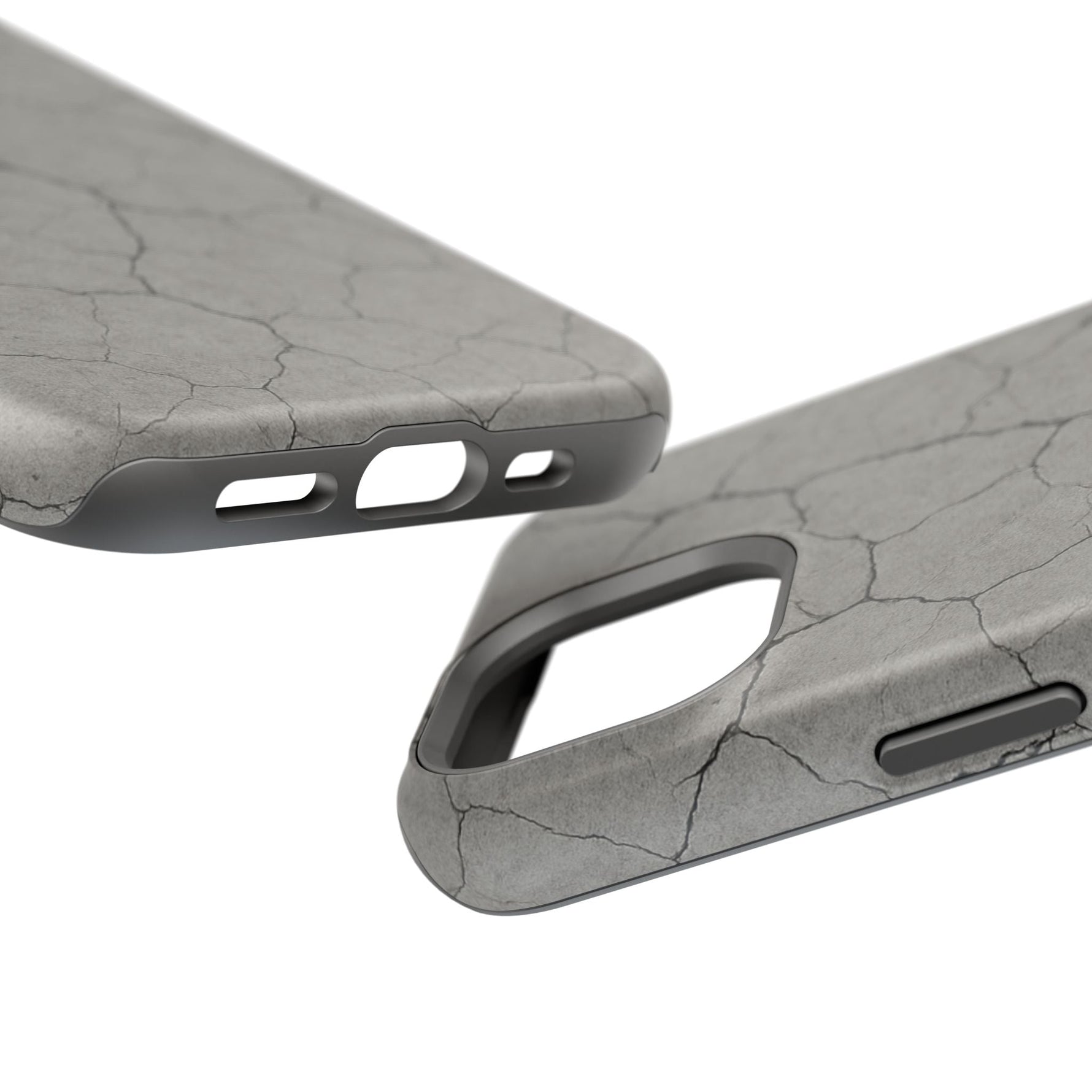 Cracked Concrete Texture iPhone Case with MagSafe compatibility  Shamo's