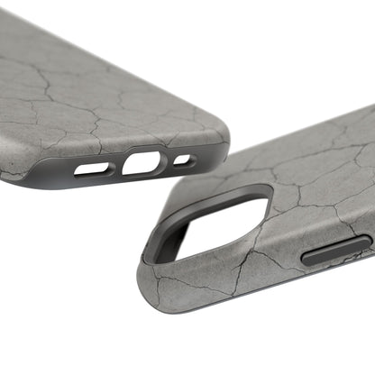 Cracked Concrete Texture iPhone Case with MagSafe compatibility  Shamo's