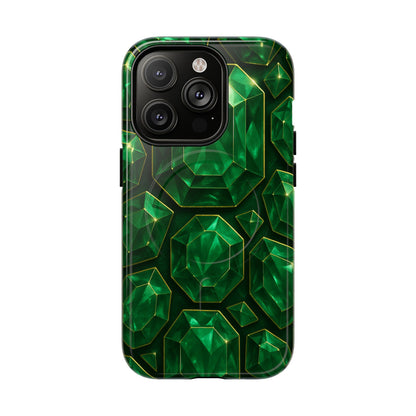 Luxury Series Emerald Gem iPhone Case with MagSafe - Shamo's