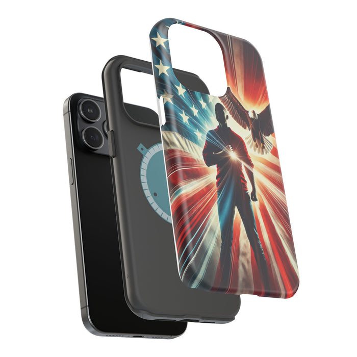 Magnetic Tough Phone Case with MagSafe Compatibility - Proud American Design Edition