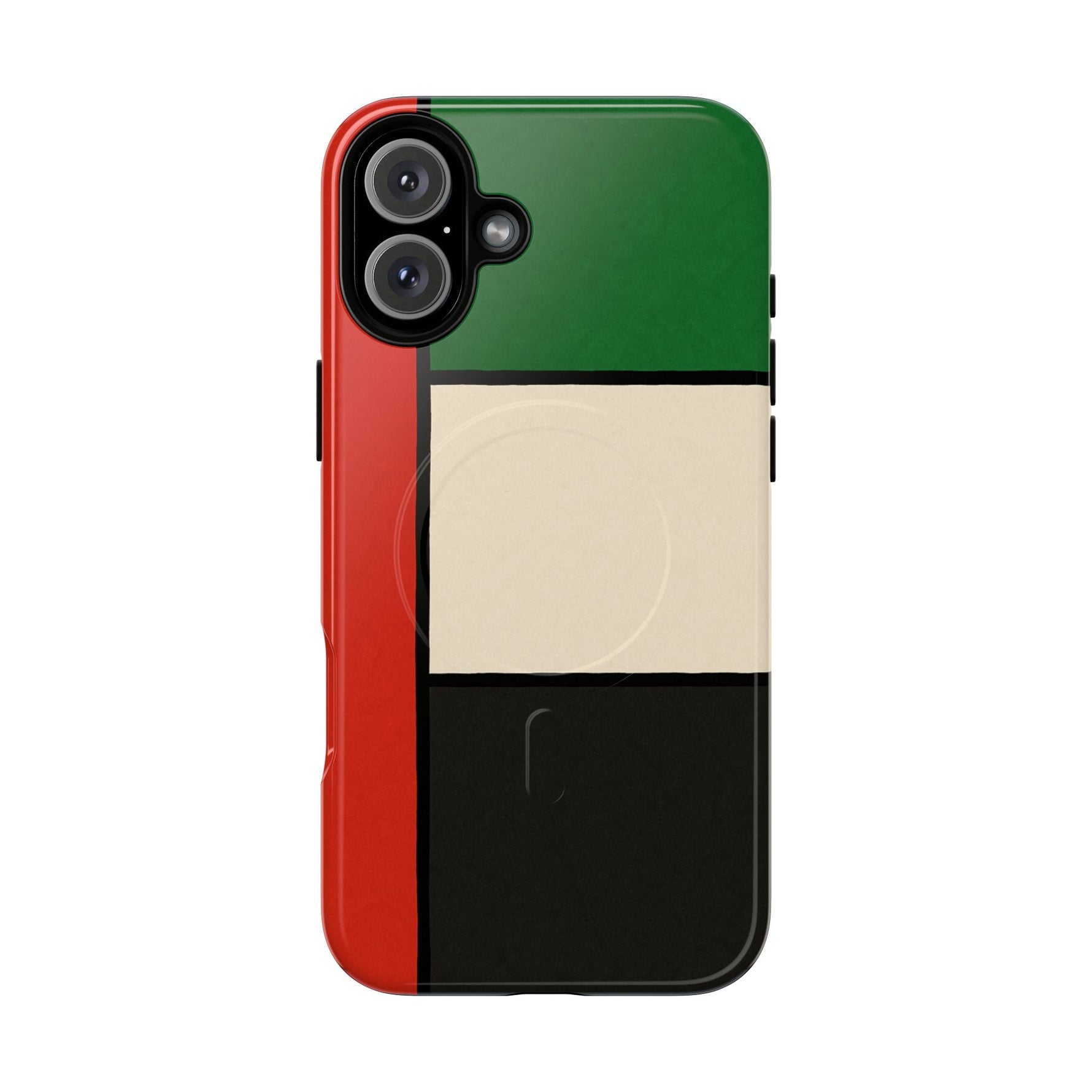 UAE Flag iPhone Case | MagSafe  Shamo's iPhone 16 Plus / Glossy