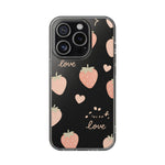 Sweet Love Strawberry Clear iPhone Case | MagSafe - Shamo's