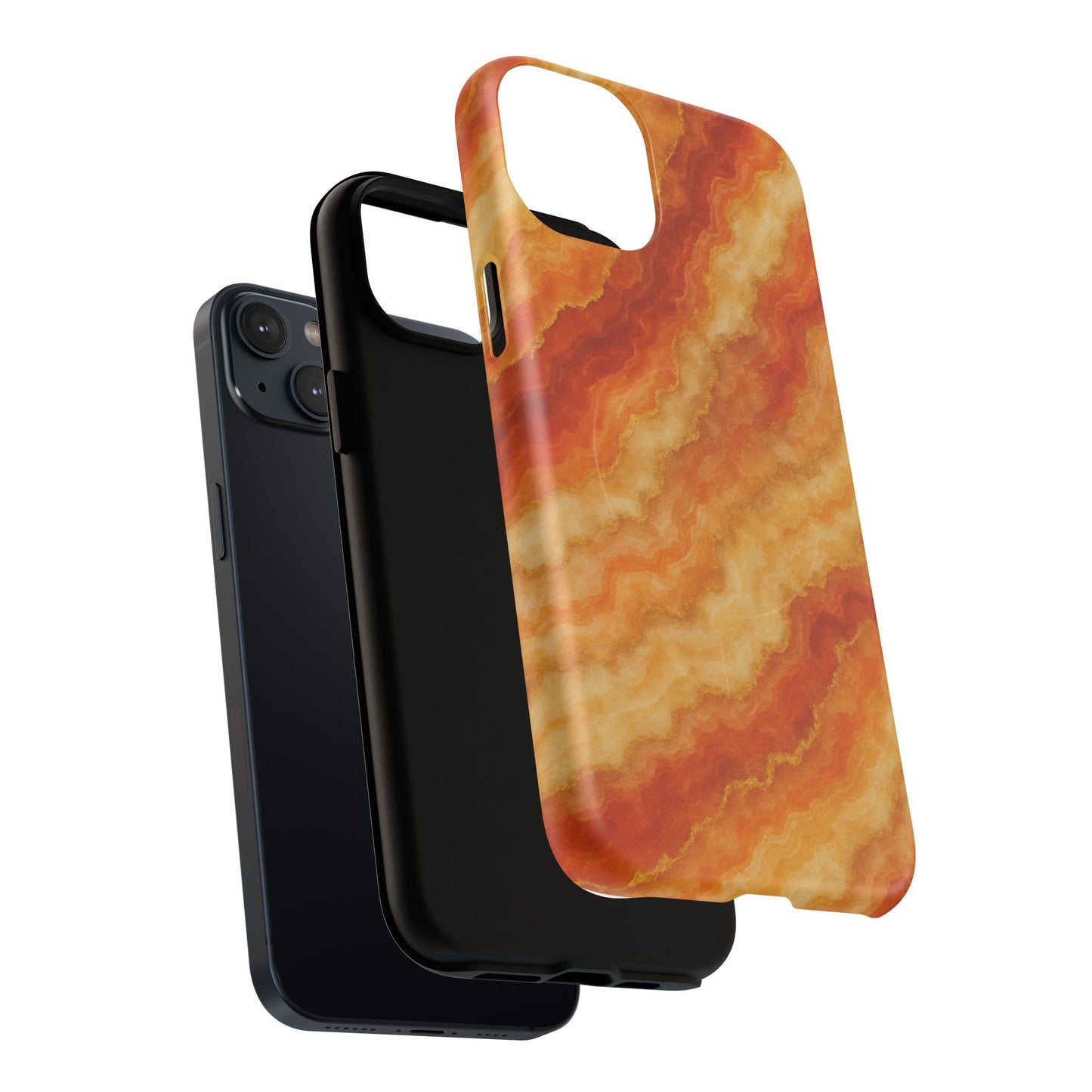 Amber Agate Marble iPhone Case with MagSafe