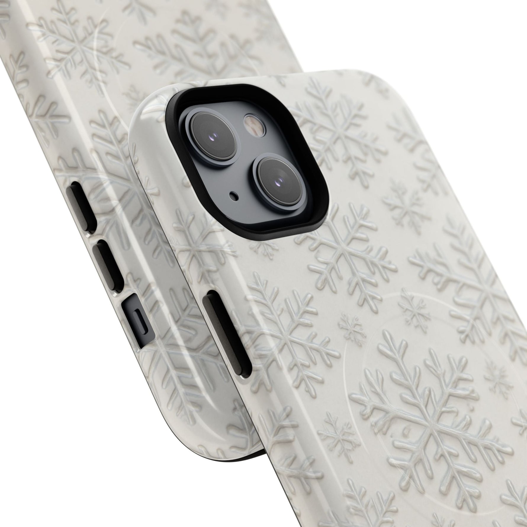 Snowflake Texture iPhone Case compatible with MagSafe  Shamo's