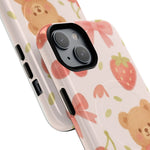 Teddy Berry Basket Friends iPhone Case with MagSafe - Shamo's