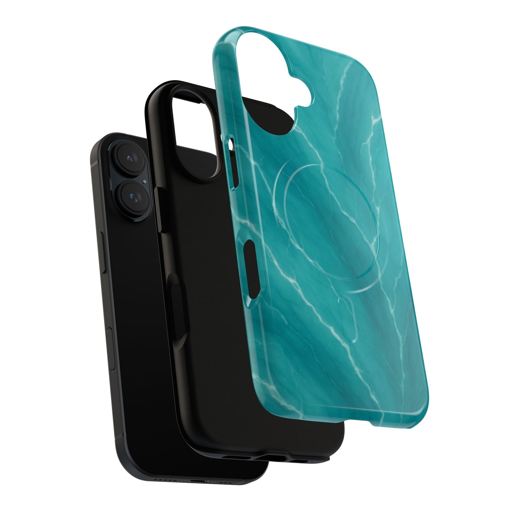 Ocean Aura Marble iPhone Case — MagSafe Compatible  Shamo's