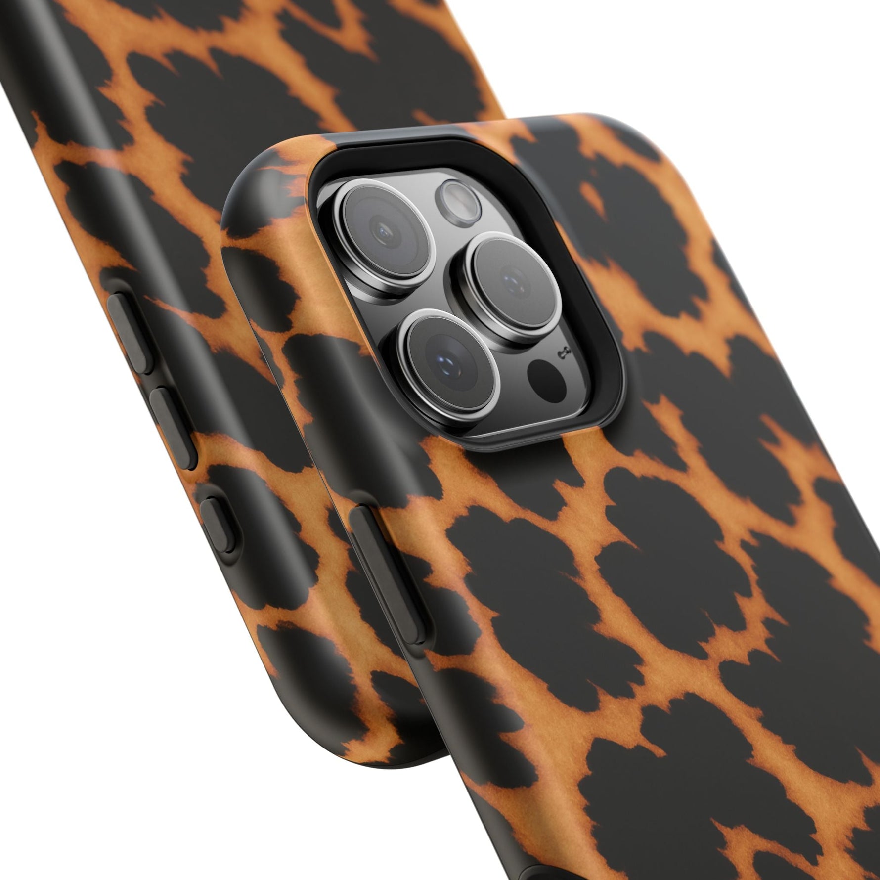 Leopard Print Impact-Resistant iPhone Case with MagSafe Compatibility  Shamo's