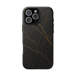 Black Marble Tough iPhone Case  Shamo's iPhone 16 Pro Max / Matte