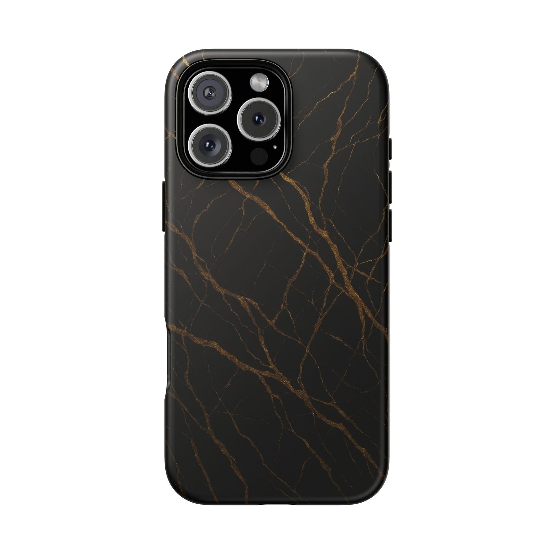 Black Marble Tough iPhone Case  Shamo's iPhone 16 Pro Max / Matte