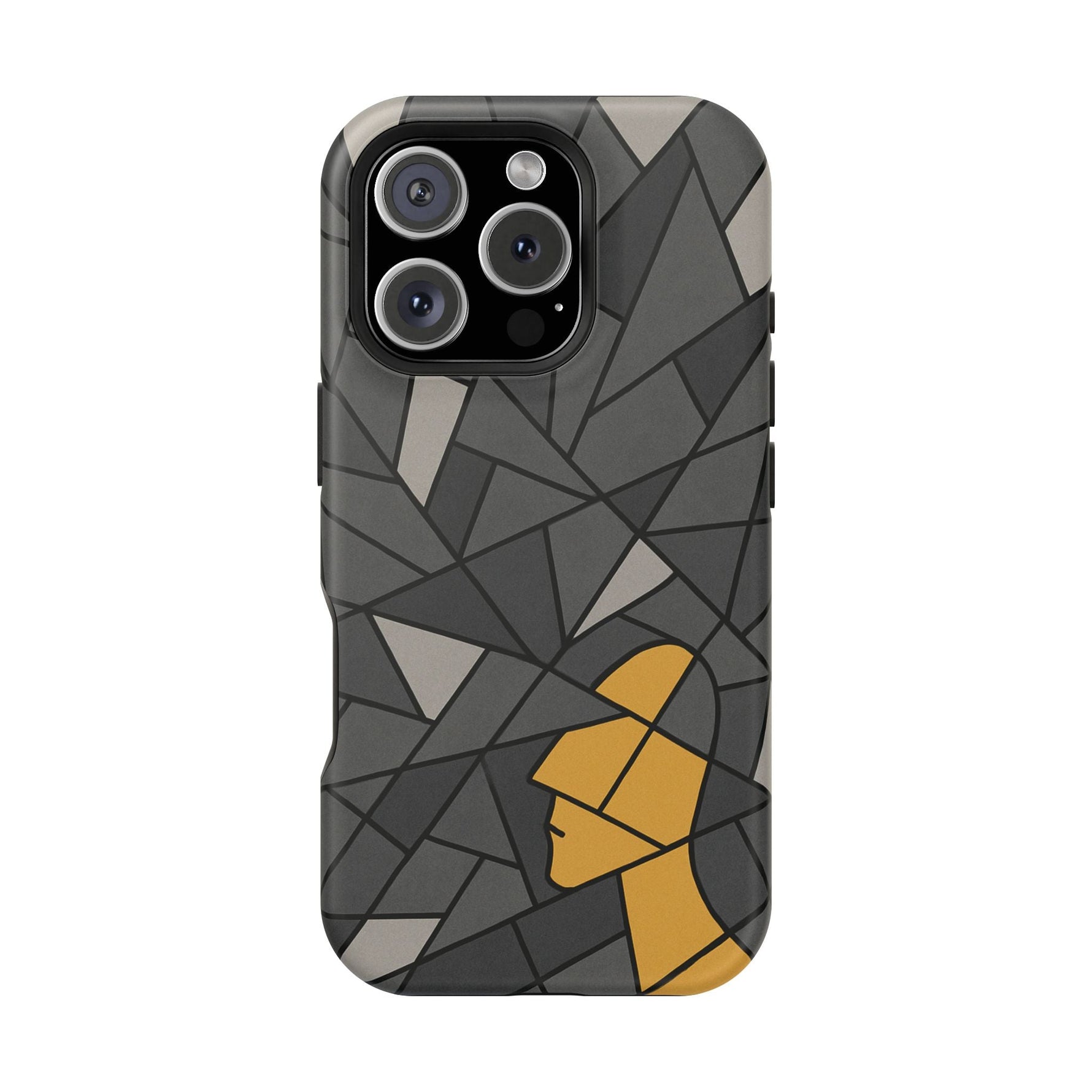 “Rebuilding Myself” Abstract iPhone Case — Magnetic MagSafe Impact-Resistant  Shamo's iPhone 16 Pro / Matte