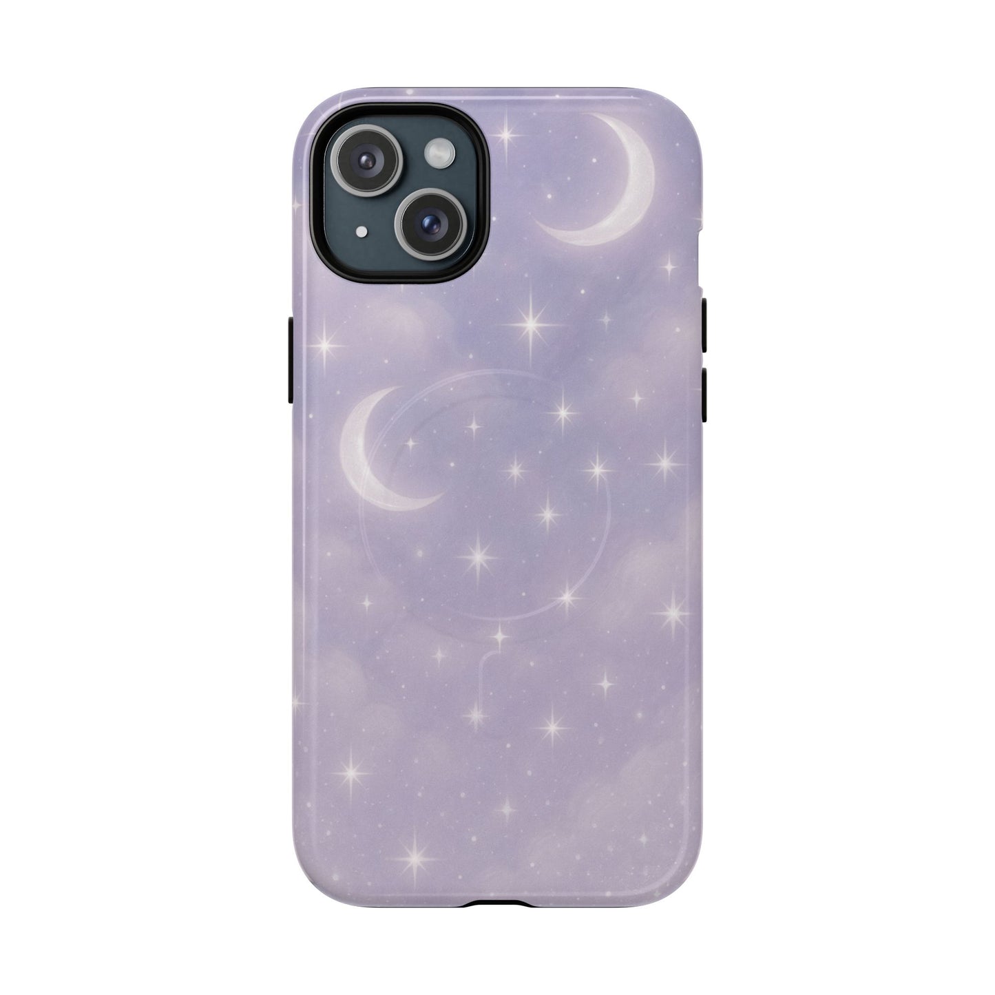 Celestial Lavender iPhone Case — Moon & Stars MagSafe Compatible - Shamo's