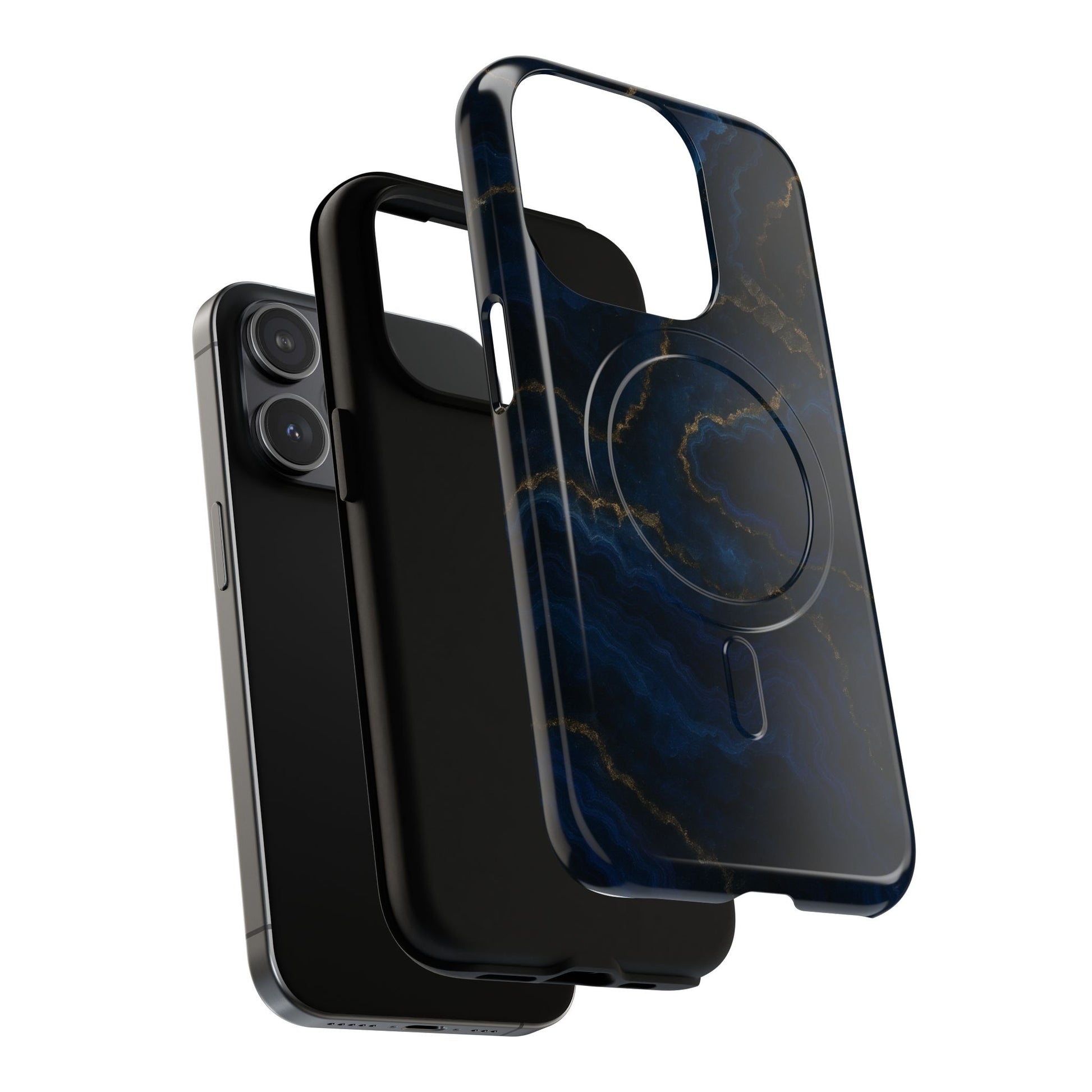 Midnight Marble iPhone Case with MagSafe - Shamo's