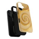 Luxury Series Swirl Gold iPhone Case compatible with MagSafe  Shamo's