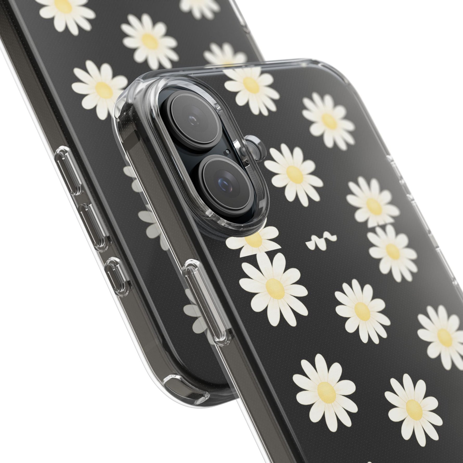 Daisy Floral Clear iPhone Case  Shamo's