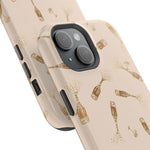 Champagne Bubbles Impact-Resistant Phone Case | MagSafe