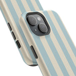 Blue Strips Pattern iPhone Case Compatible with MagSafe - Shamo's