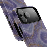 Purple Agate Marble iPhone Case with MagSafe - Shamo's