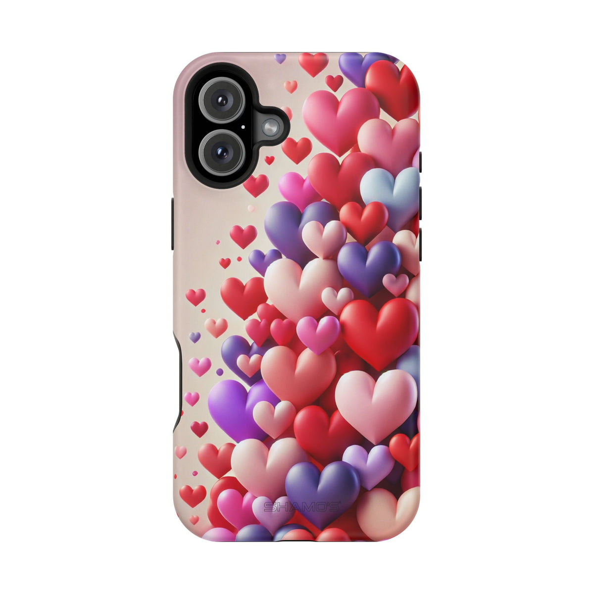 Love Hearts MagSafe iPhone Case — Magnetic, Impact-Resistant
