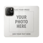 Personalized Flip Wallet Phone Case – Custom Photo & Text Wallet Cover