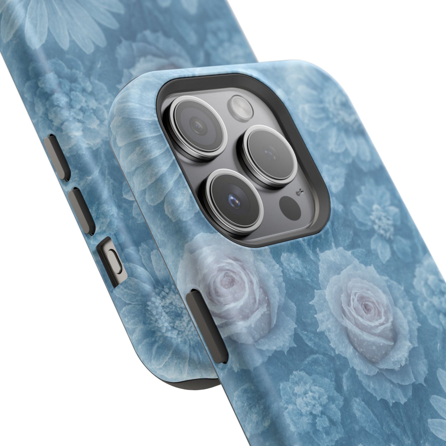 Frozen Beauty Floral Rose iPhone Case | MagSafe compatible  Shamo's