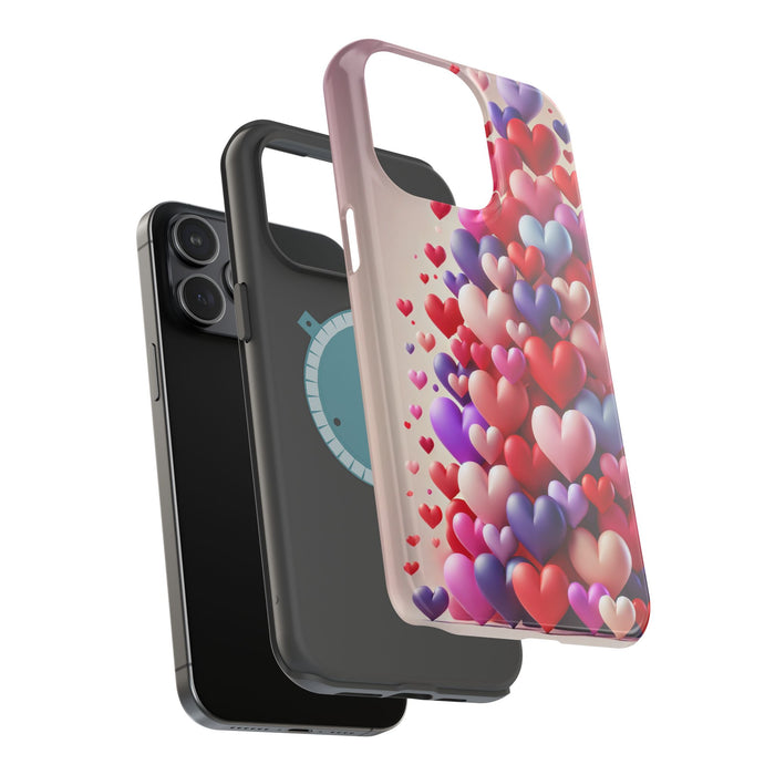 Shamo's Phone Case | MagSafe Compatible | Love Hearts Theme