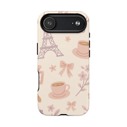 Chic Parisian iPhone Case - with Eiffel Tower Design | MagSafe