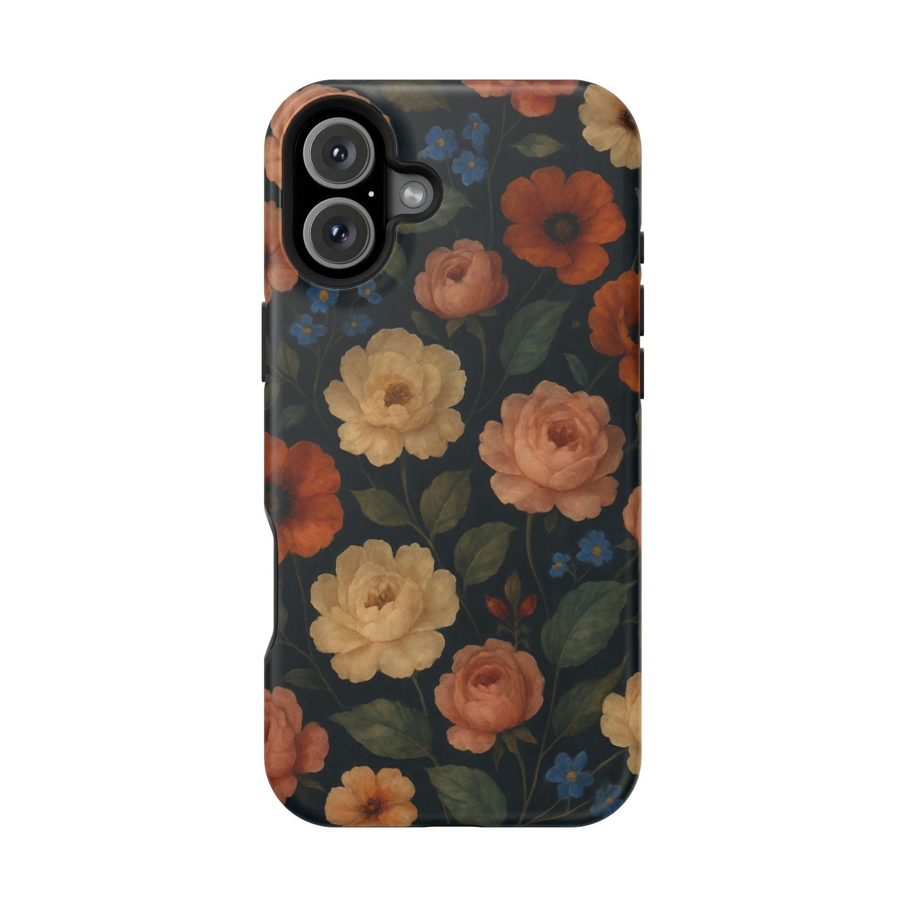 Floral Vintage Rose Magnetic Impact iPhone Case with MagSafe  Shamo's iPhone 16 Plus / Matte