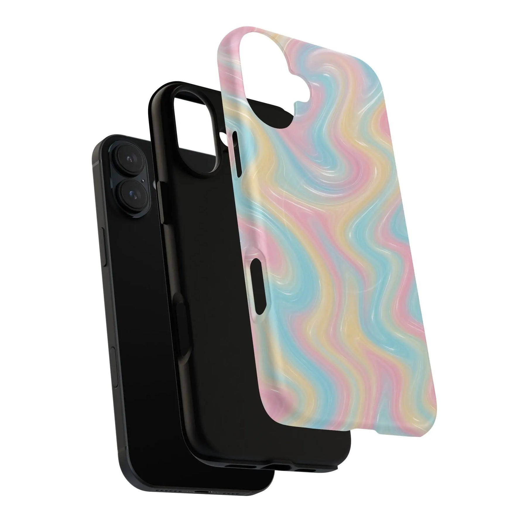 Rainbow Marble Swirl iPhone Case with MagSafe  Shamo's