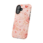 Floral Hearts Magnetic Impact-Resistant Phone Case - iPhone 17 / Glossy - Shamo's