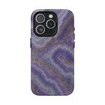 Purple Agate Marble iPhone Case with MagSafe - Shamo's