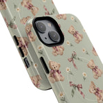 Funda para iPhone con lazo y osito de peluche con MagSafe