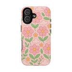 Floral Tough MagSafe Magnetic Phone Case - Stylish Protection for Your Device