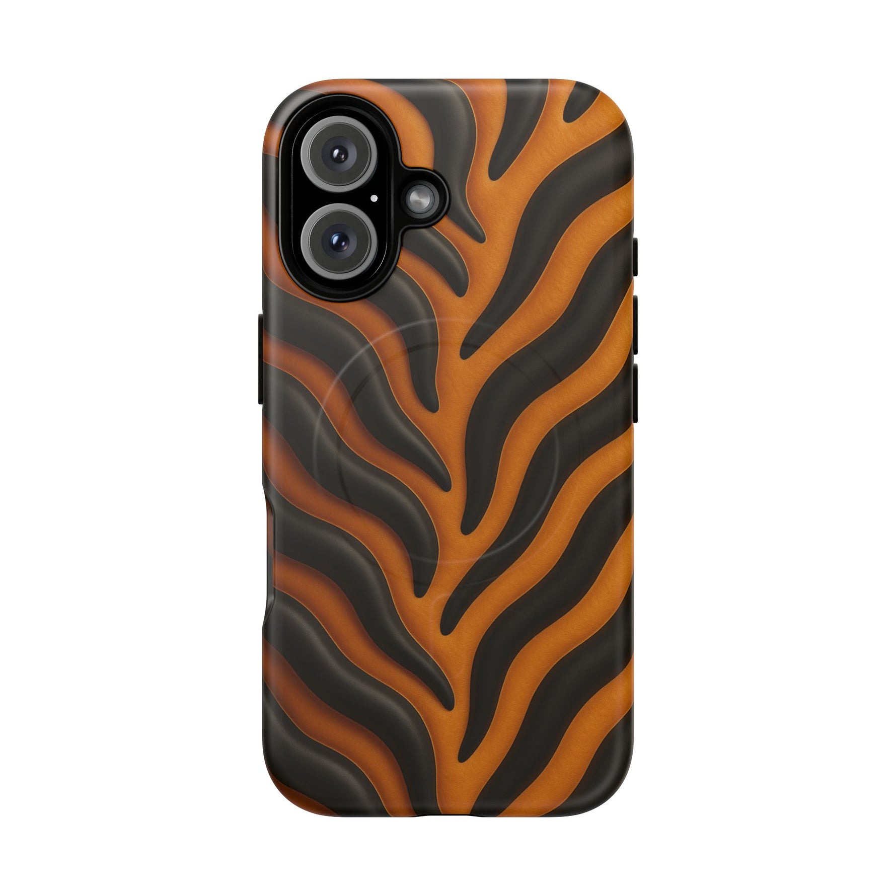Fierce Tiger Striped iPhone Case - Works with MagSafe - Shamo's
