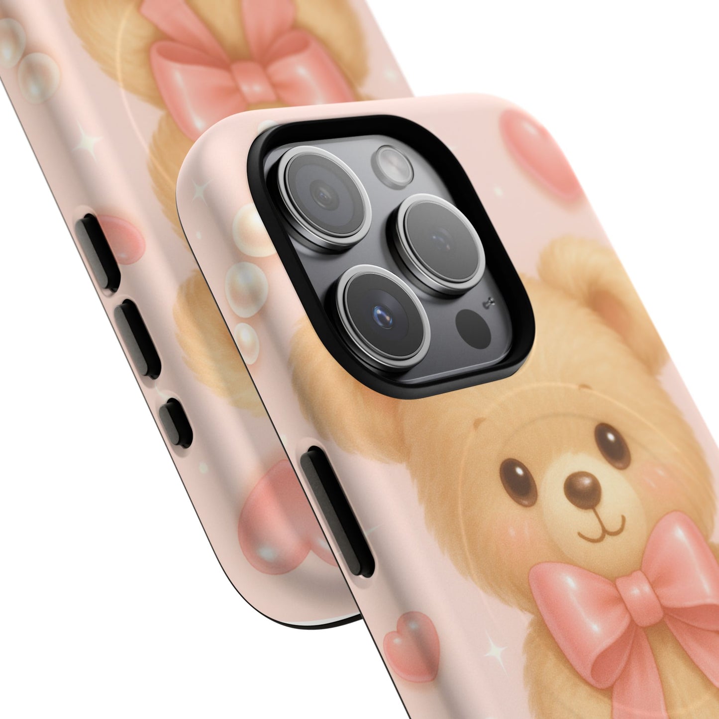 Ribbon Teddy Bear Love iPhone Case with MagSafe