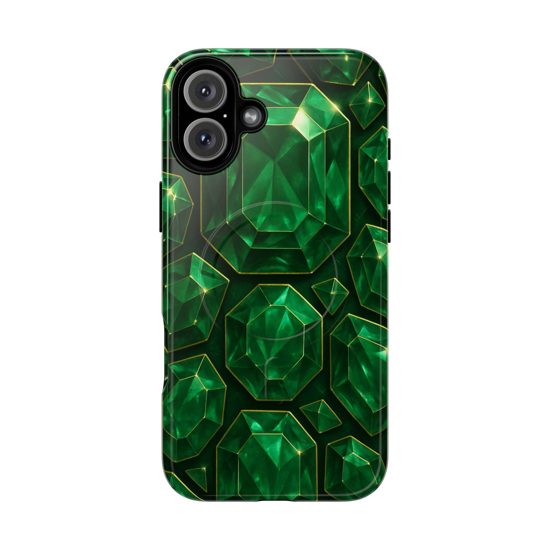 Luxury Series Emerald Gem iPhone Case with MagSafe - Shamo's