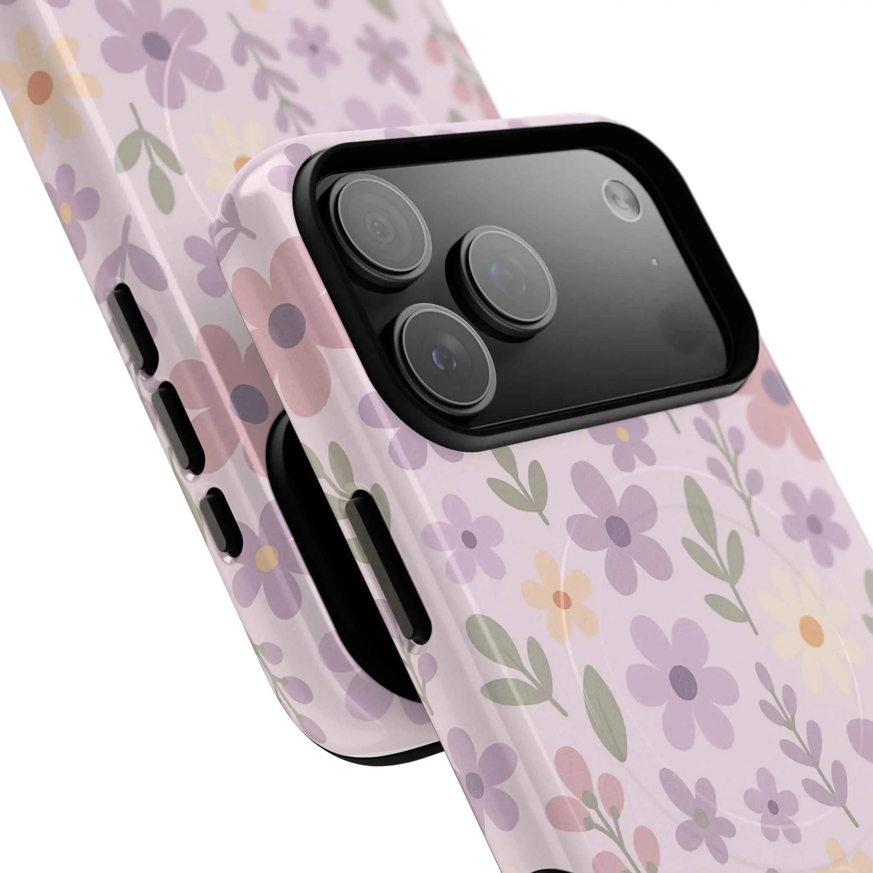 Floral Pattern | Compatible with MagSafe iPhone Case