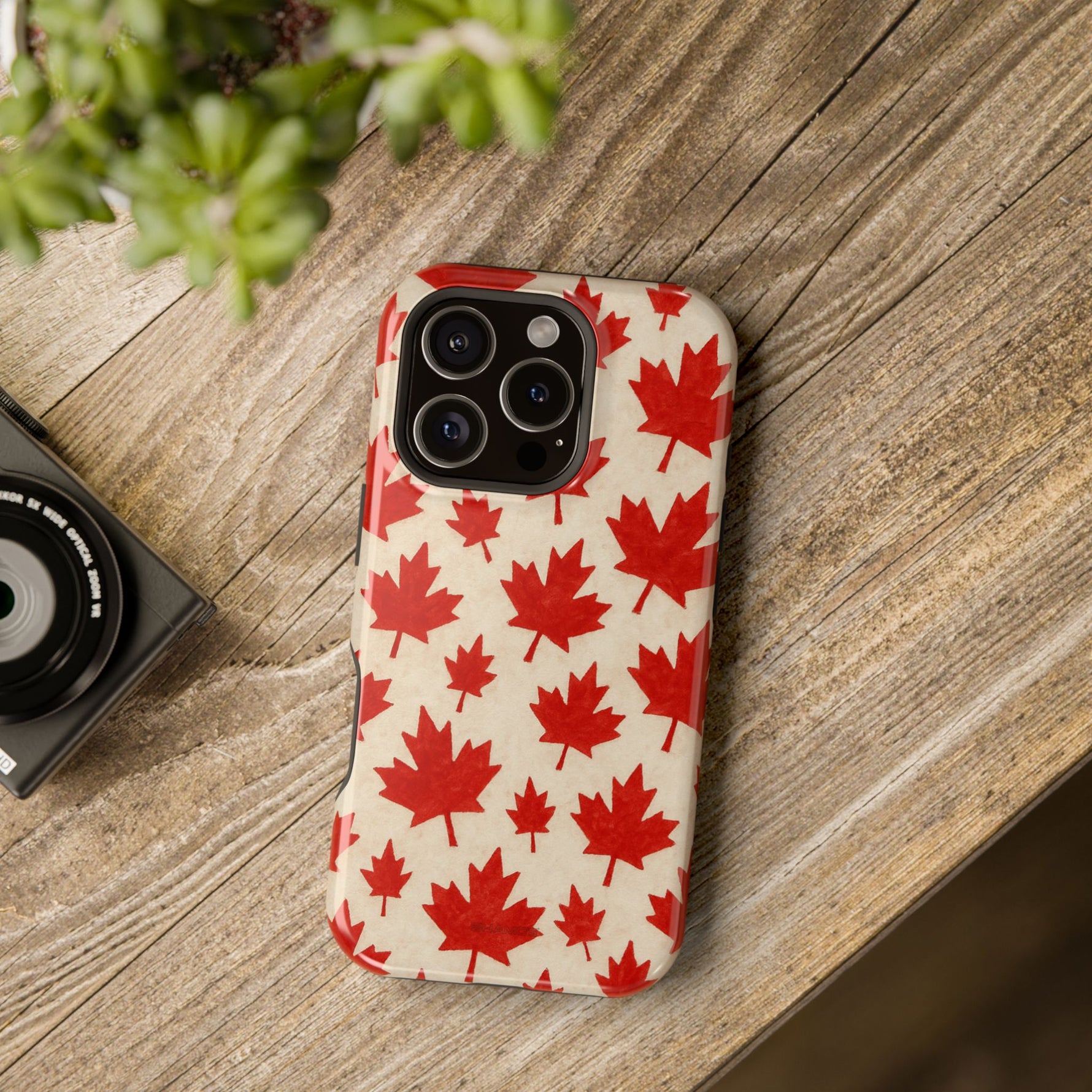 Canadian Flag Magnetic Impact-Resistant Phone Case