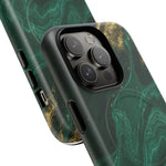 Emerald Marble with Gold Veins iPhone Case | with MagSafe  Shamo's