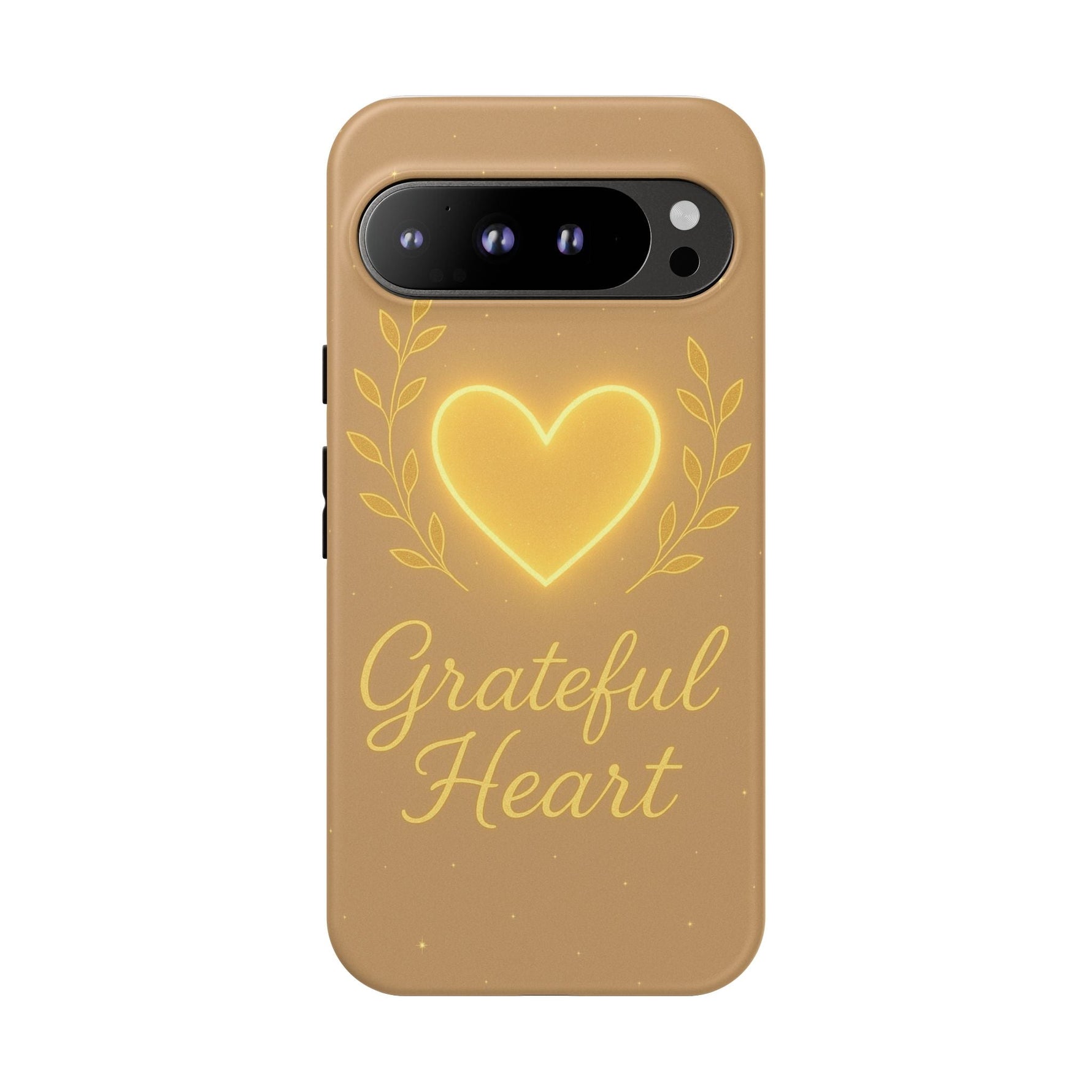 Grateful Heart iPhone Case — Warm Neon Heart  Shamo's