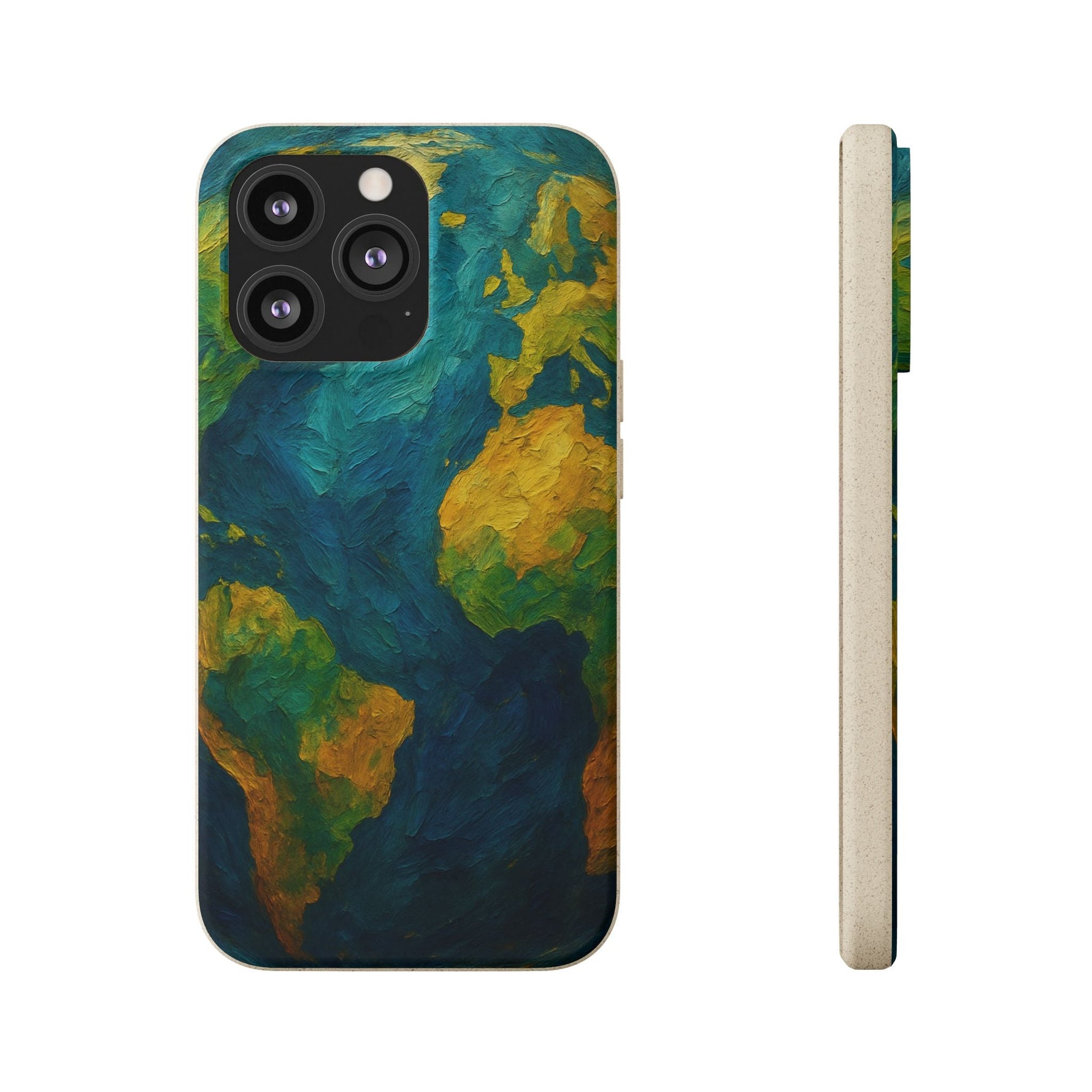 Biodegradable Phone Case — Earth Illustration Eco-Friendly Case  Shamo's