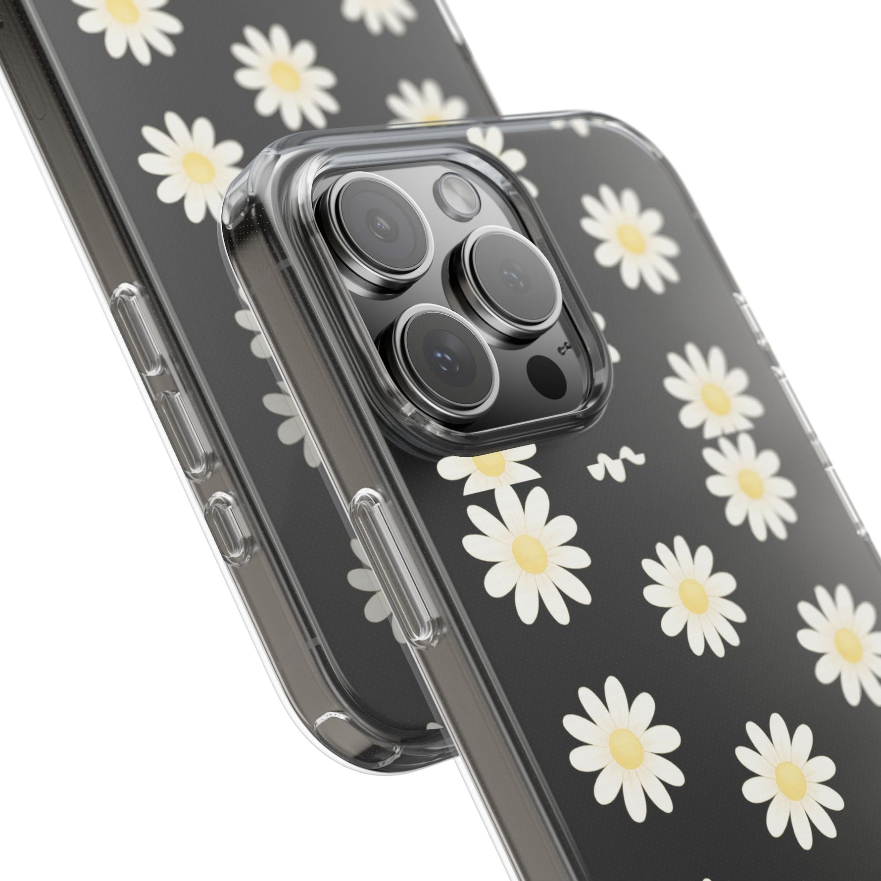 Daisy Floral Clear iPhone Case  Shamo's